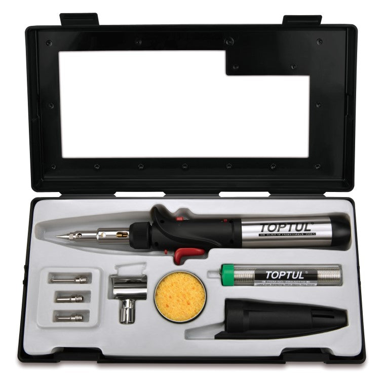 Toptul GAS SOLDERING IRON SET 8PC