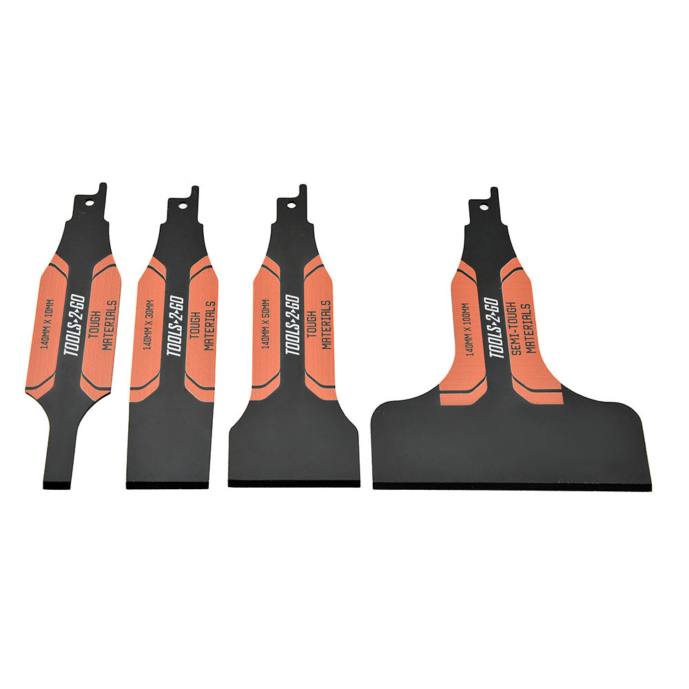 T2G 4pc Reciprocating Shovel Blade Set