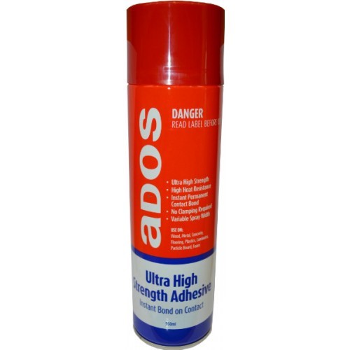 Ados Ultra High Strength Adhesive - Spray-On 550ml