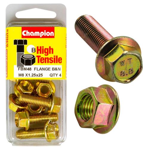 Champion Flange Bolt M8 X 25 B - Gr8.8