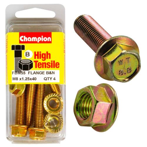 Champion Flange Bolt M8 X 40 B - Gr8.8