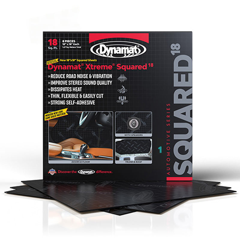 Dynamat Xtreme Squared Sound Deadening 8 Sheet Pack