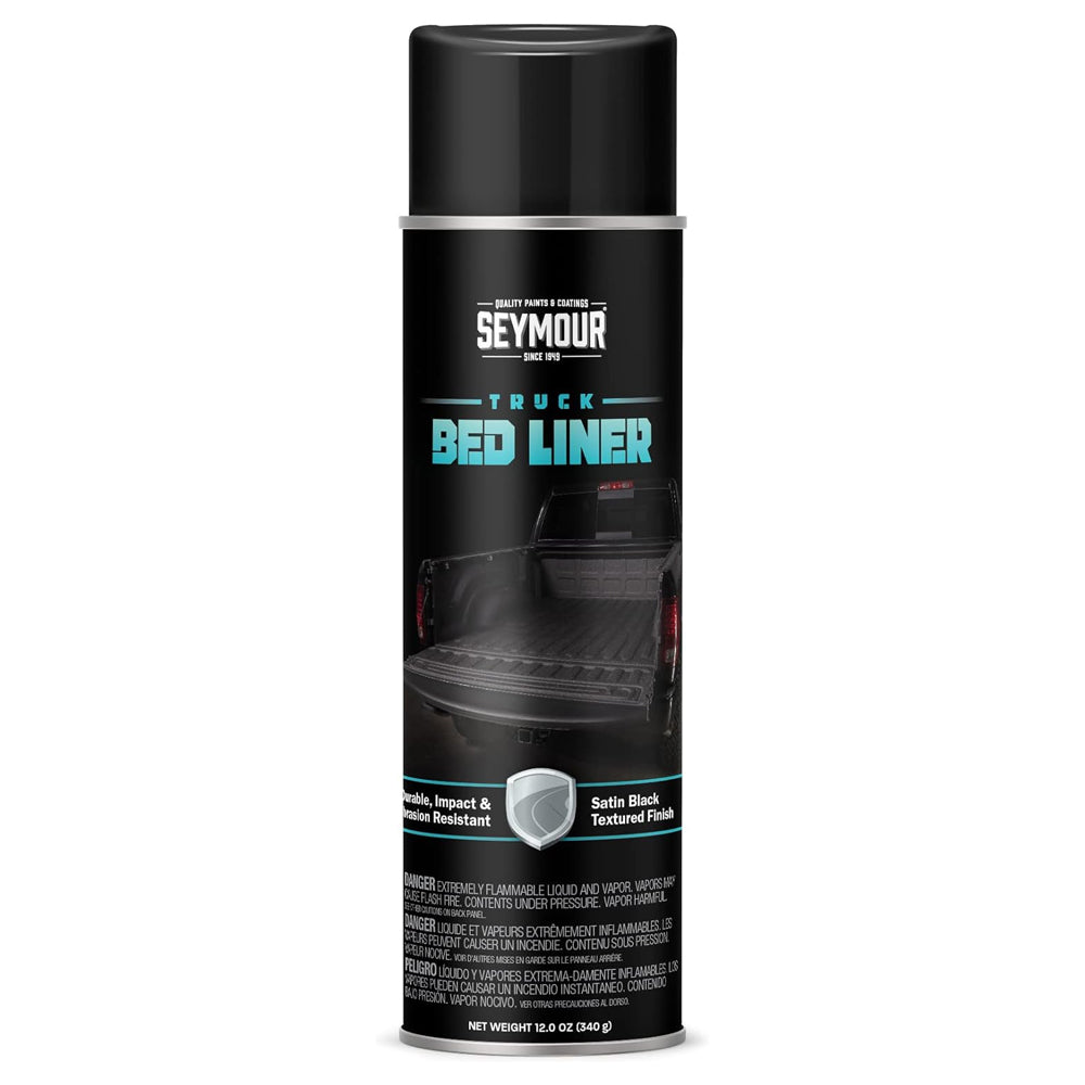Seymour Aerosol Truck Bed Liner Black 340gm