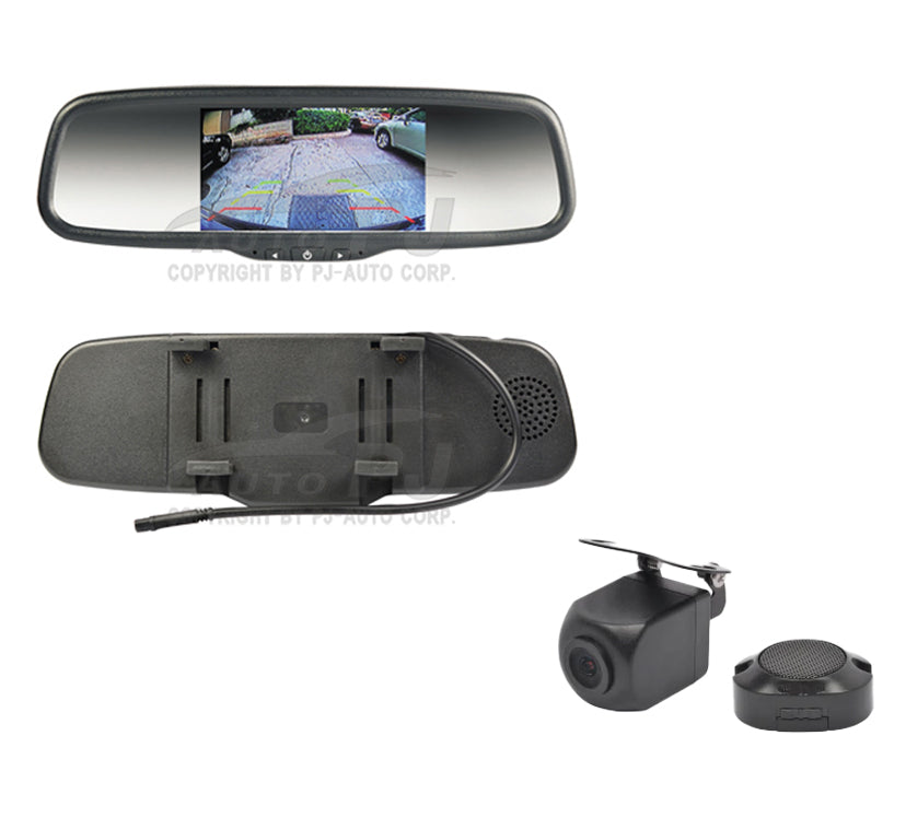 Avs 5In Ahd Clip On Rear View Mirror With Ai Reverse Camera
