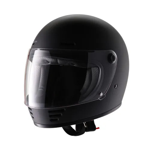 Motorcycle Helmet Eldorado E70 Retro Design Large Matt Black