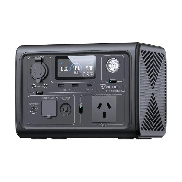 Bluetti Eb3A Portable Power Station | 600W 1200W Surge 268Wh