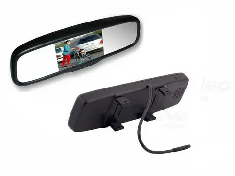 Mongoose 5in Clip-On Mirror Monitor