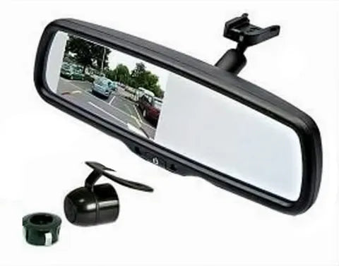 Mongoose 4.3in Pedestal Mirror + Camera