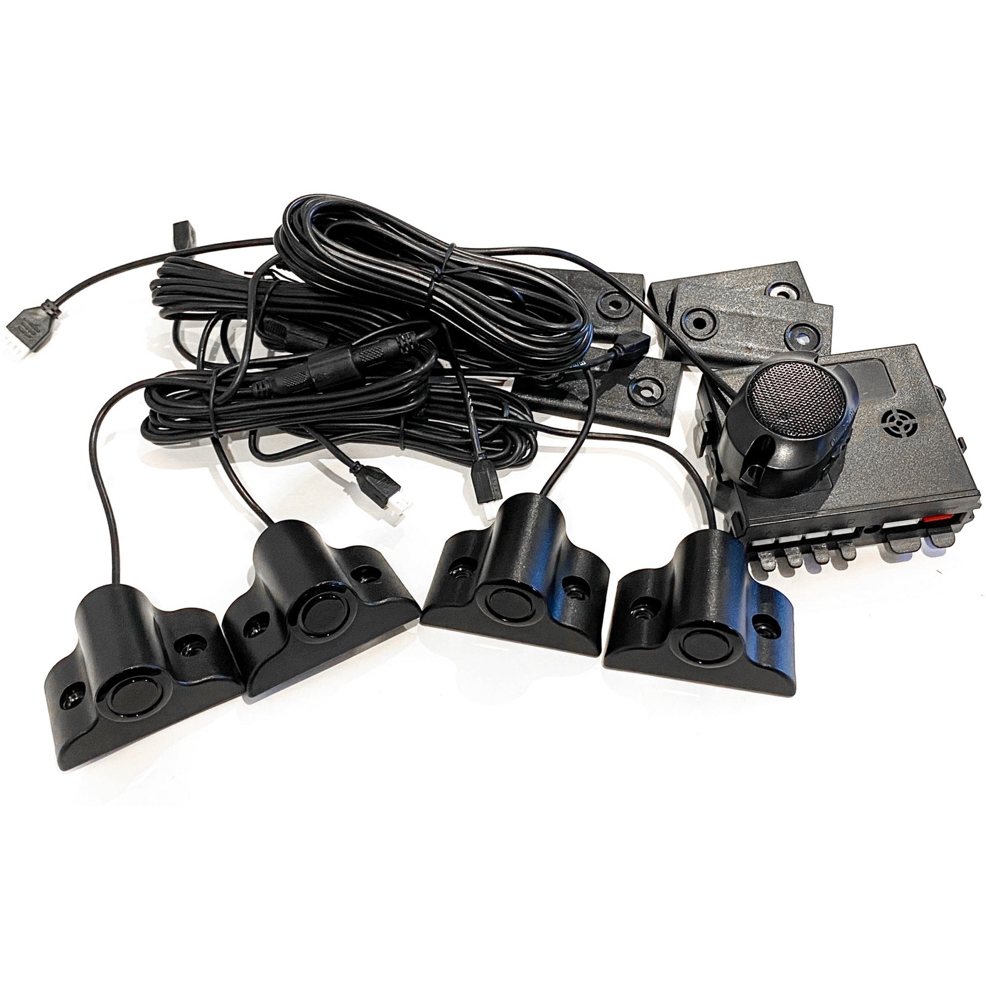 Mongoose Ute Reverse Sensor Kit - Moulded Heads - Black