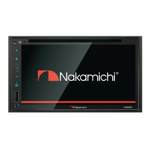 Nakamichi Head Unit Double Din 6.8in Rcvr With Carplay And Android Auto