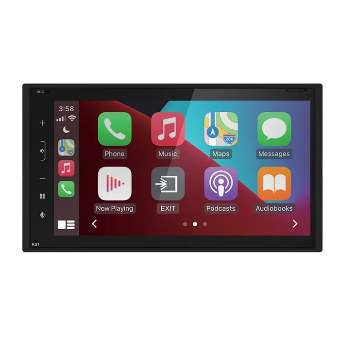 MONGOOSE 6.75 MULTI MEDIA HEAD UNIT WIRELESS CARPLAY & ANDROID AUTO USB SMARTPHONE