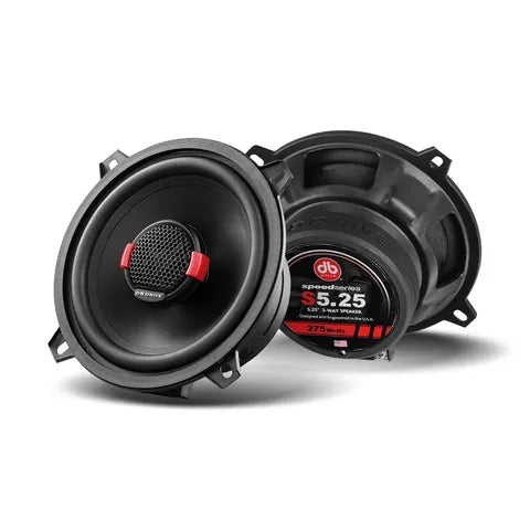 Db Drive 5.25in Speakers 55W Rms Pair Speed Series Coaxial