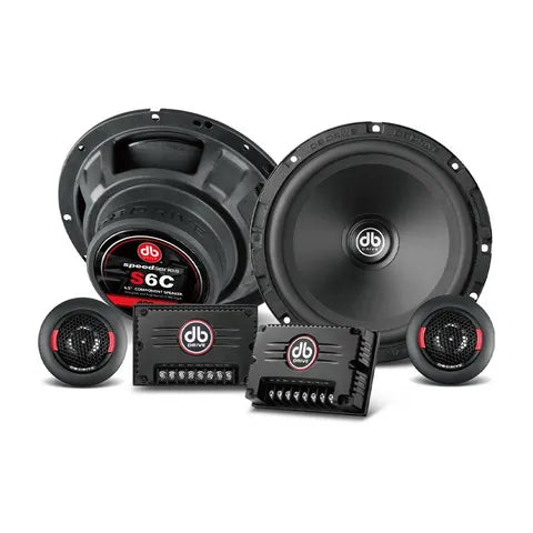 Db Drive 6.5in Component Speakers 90W Rms Pair Speed Series