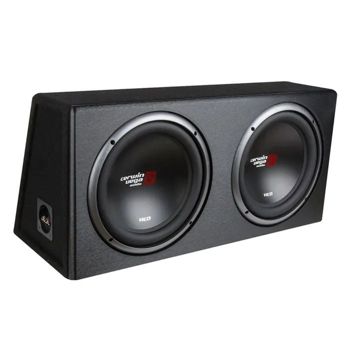 Cerwin Vega Dual 12 Inch Xed Series 4 Ohm Svc Subwoofer Enclosure 1600W Max / 450W Rms