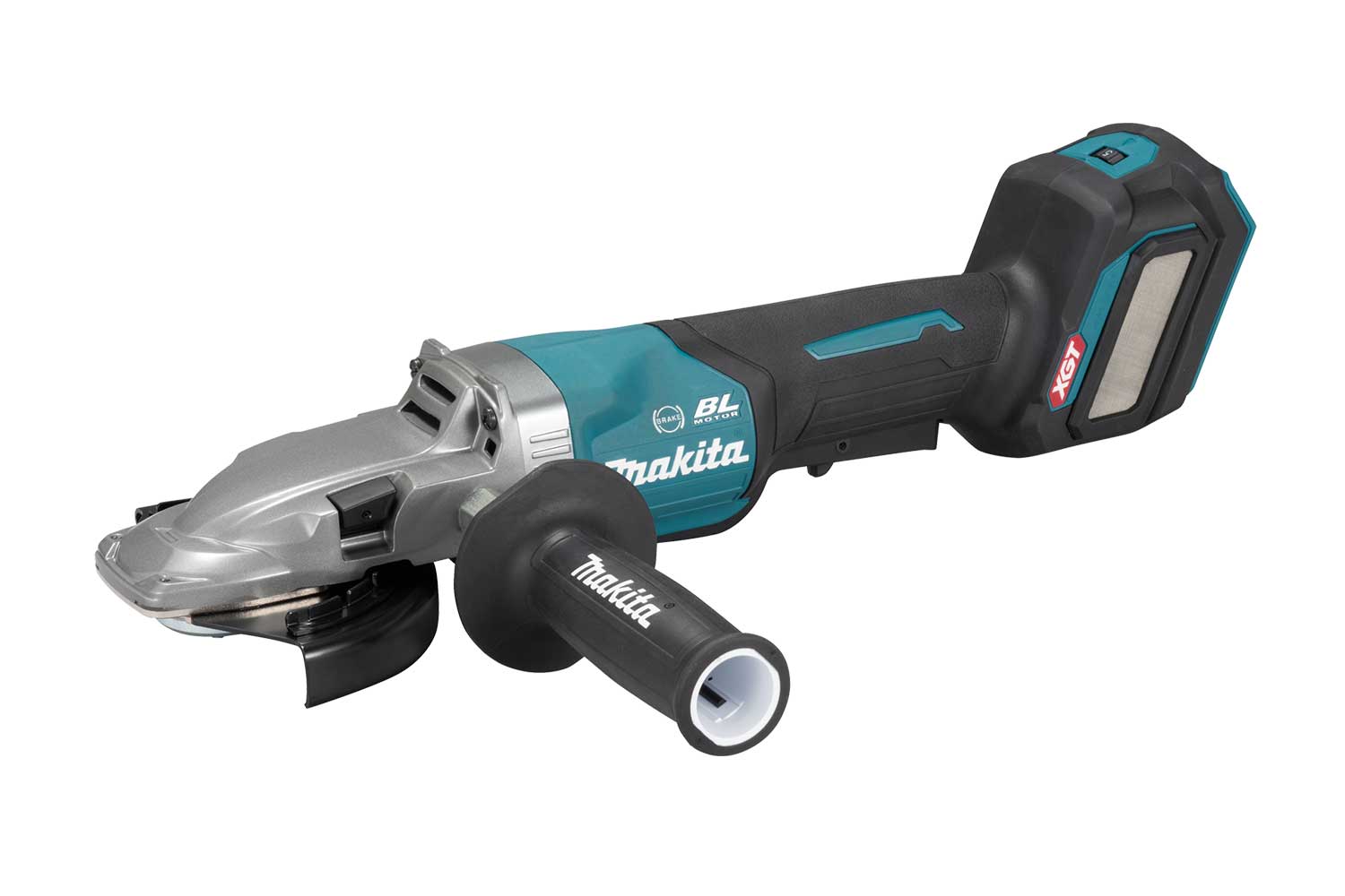 Makita 40Vmax XGT Brushless 125mm (5") Flat Head Paddle Switch Angle Grinder