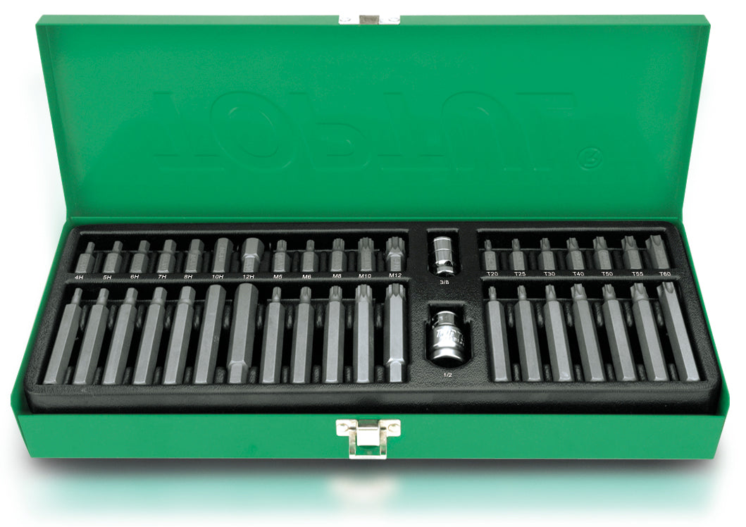 TOPTUL BIT SET 3/8in & 1/2in 40PC