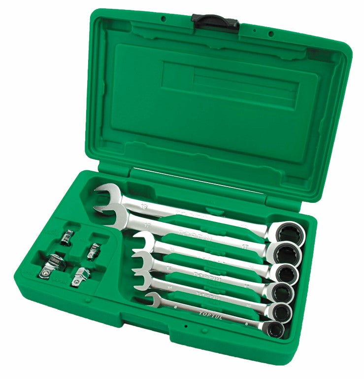 Toptul Wrench Geared 10pc