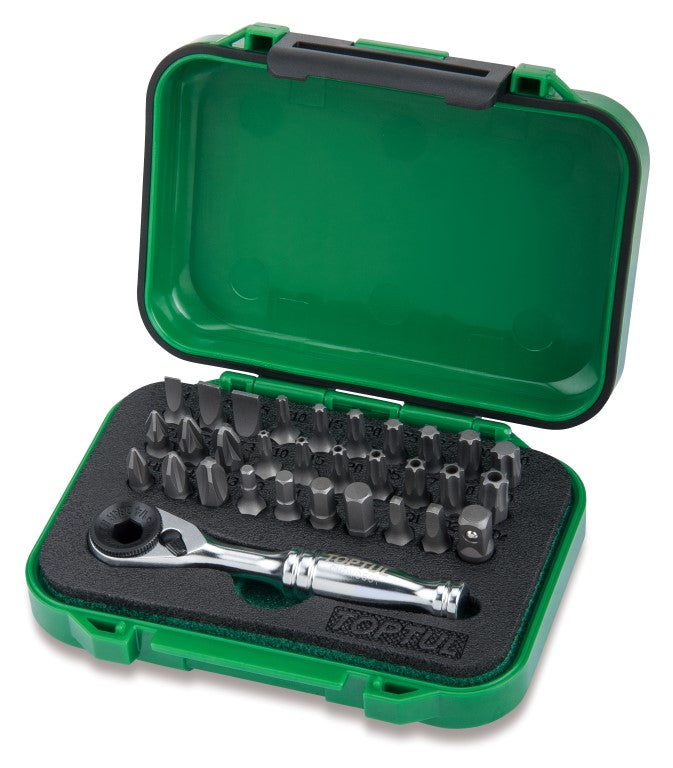 TOPTUL HEX DRIVE BIT SET 31PC