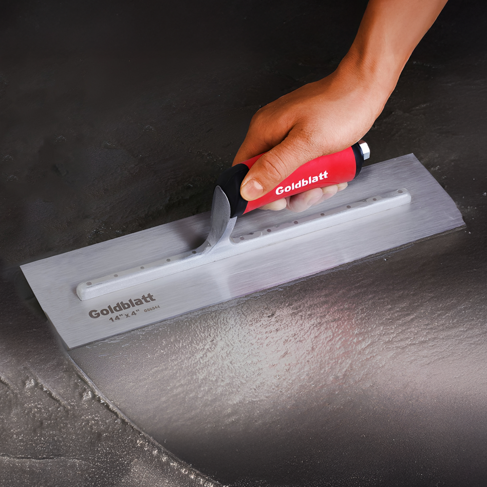 GOLDBLATT Spring Steel Finishing Trowel (305mm x 102mm)