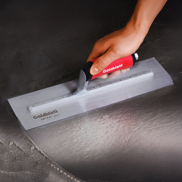GOLDBLATT Spring Steel Finishing Trowel (305mm x 102mm)