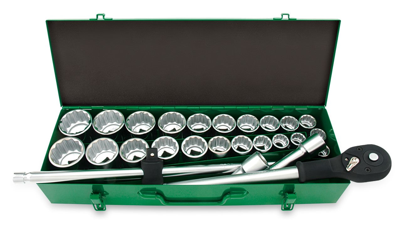 TOPTUL SOCKET SET 3/4inDR 26PC COMB 12PT