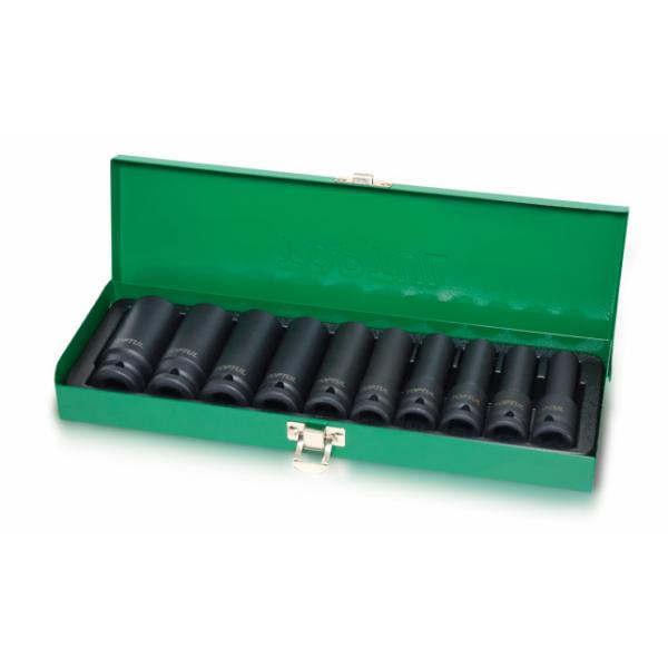 Toptul SOCKET SET IMPACT 1/2in 10PC
