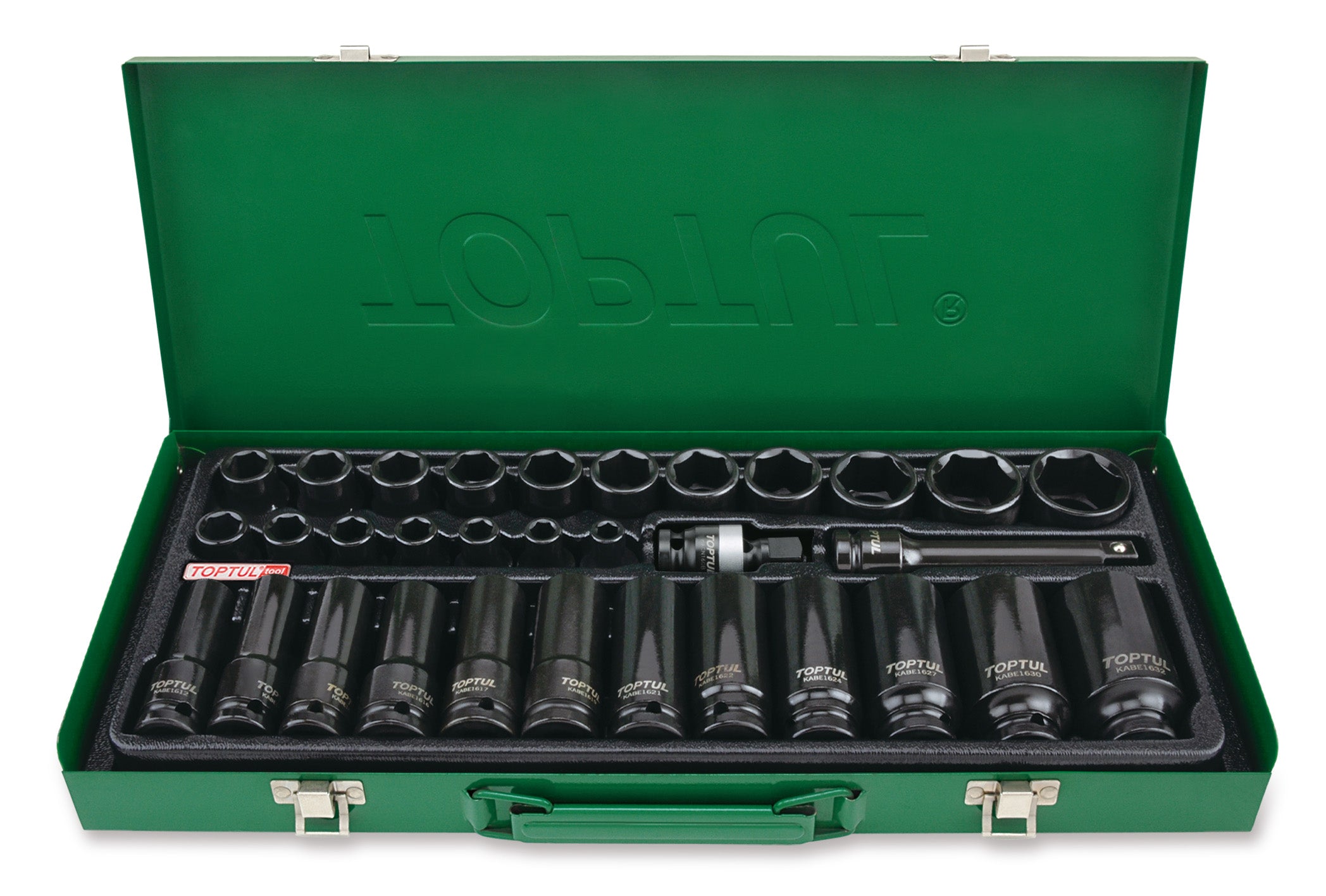 Toptul Socket Set 1/2Dr 32pc Impact Std & Deep