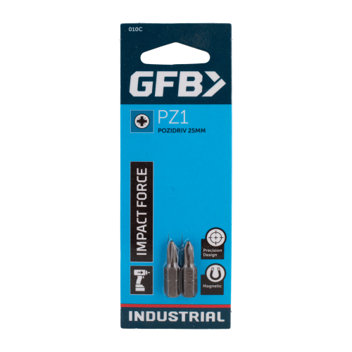 GFB Impact Force screwdriver bit set packaging on a white background