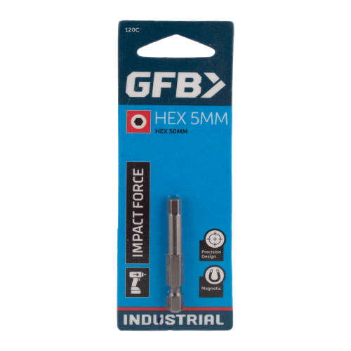 GFB hex bit in packaging on a white background