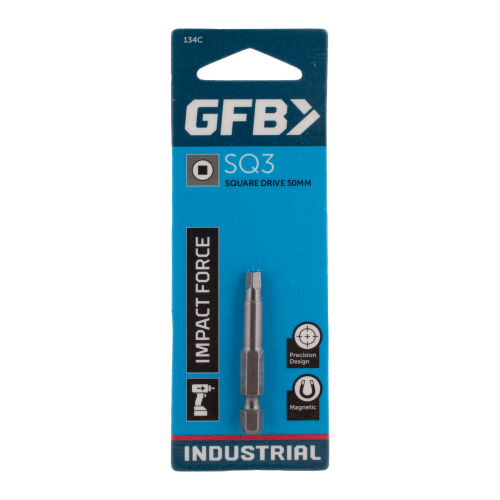 GFB impact drill bit packaging on a white background