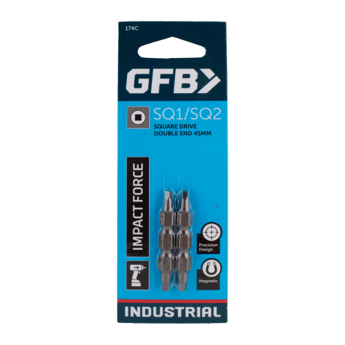 GFB impact driver bit set packaging on a white background