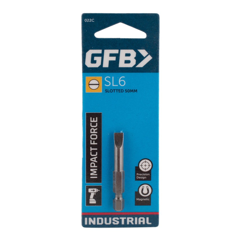 GFB Slotted Driver Bit (6mm x 50mm)