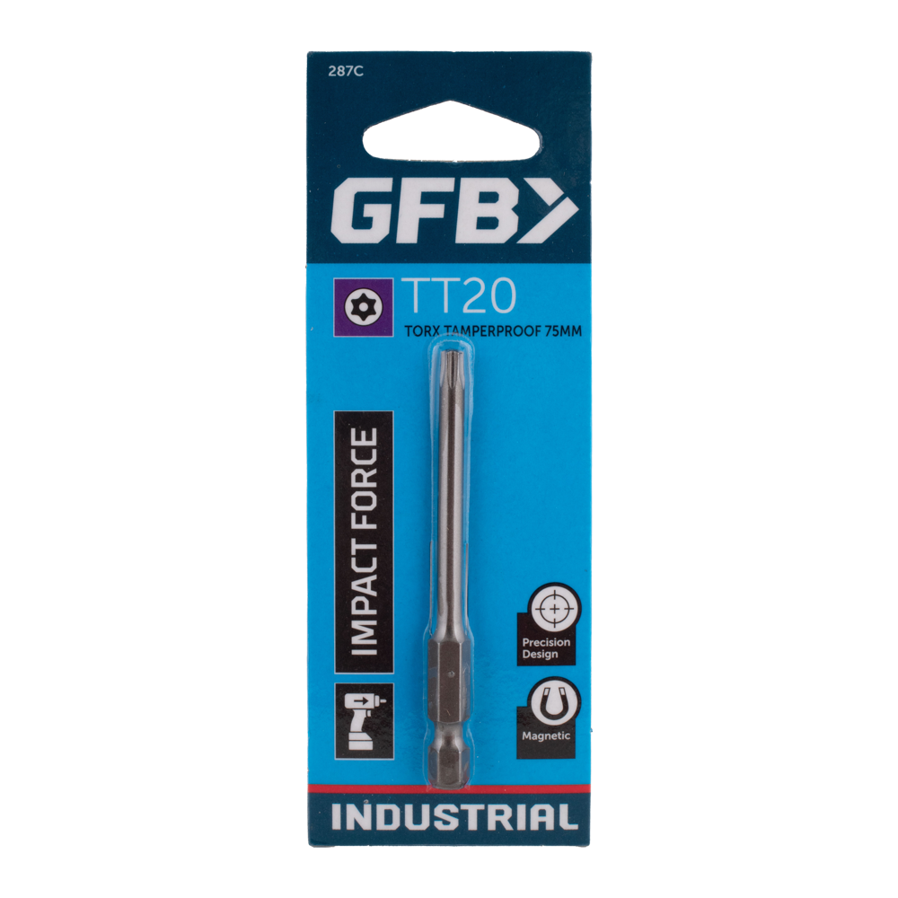 GFB Torx Tamperproof Driver Bit (TT20 x 75mm)