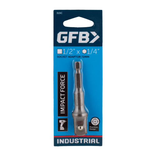 GFB socket adapter packaging on a white background