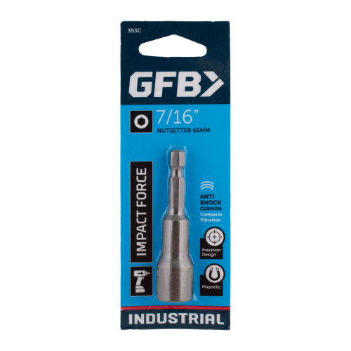 GFB impact driver bit packaging on a white background