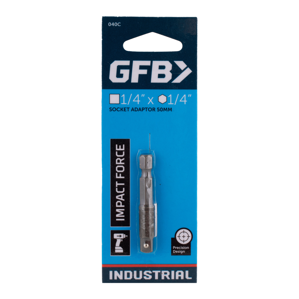 GFB Socket Adaptor (1/4" x 50mm)
