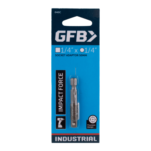 GFB socket adapter packaging on a white background