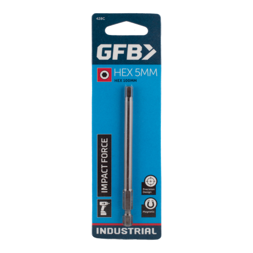 GFB hex bit screwdriver in packaging on a white background