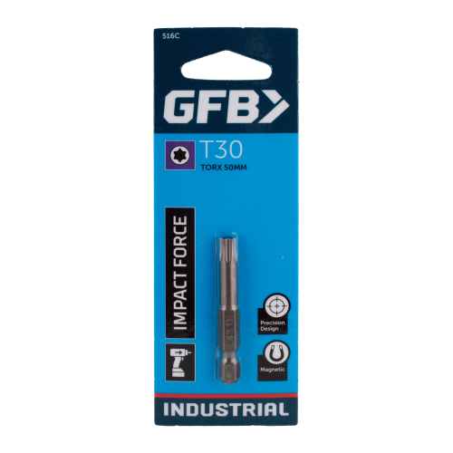 GFB Impact Force drill bit packaging on a white background