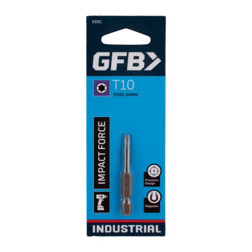 GFB impact driver bit packaging on a white background