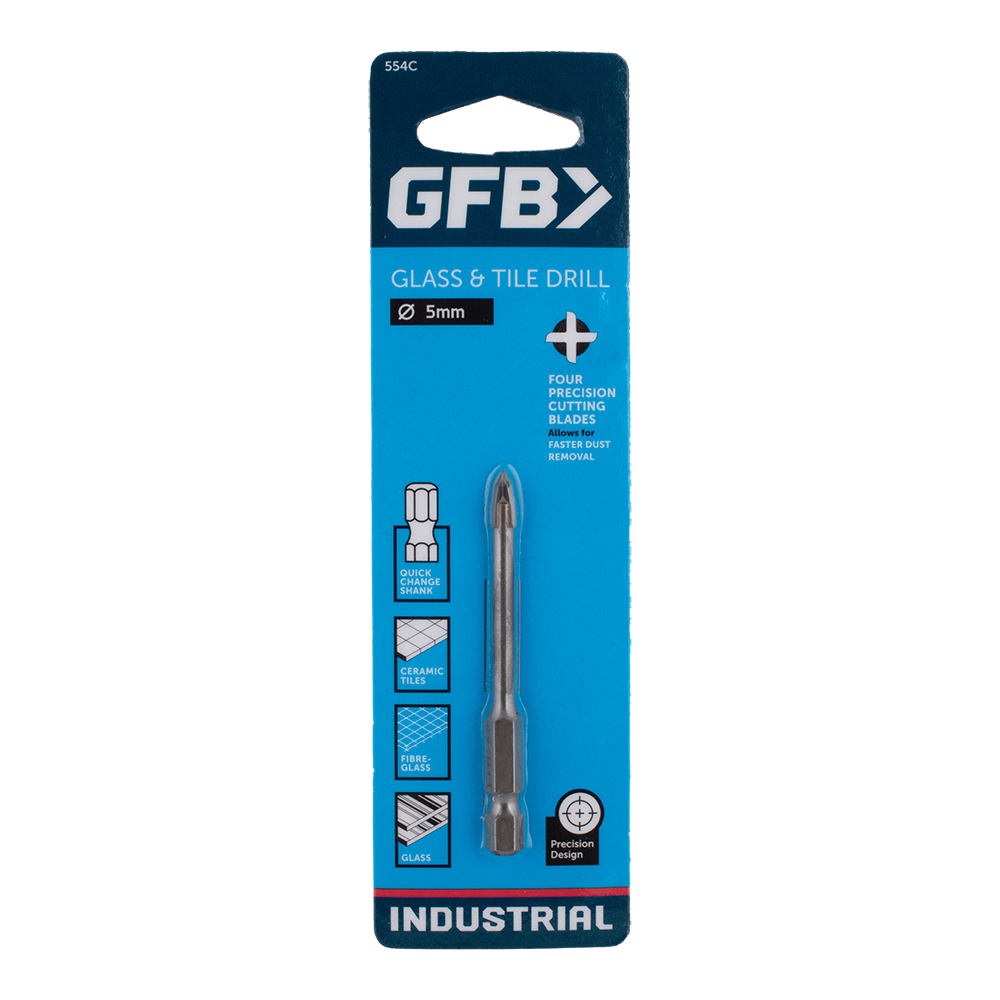 GFB 5mm Glass & Tile Drill Bit