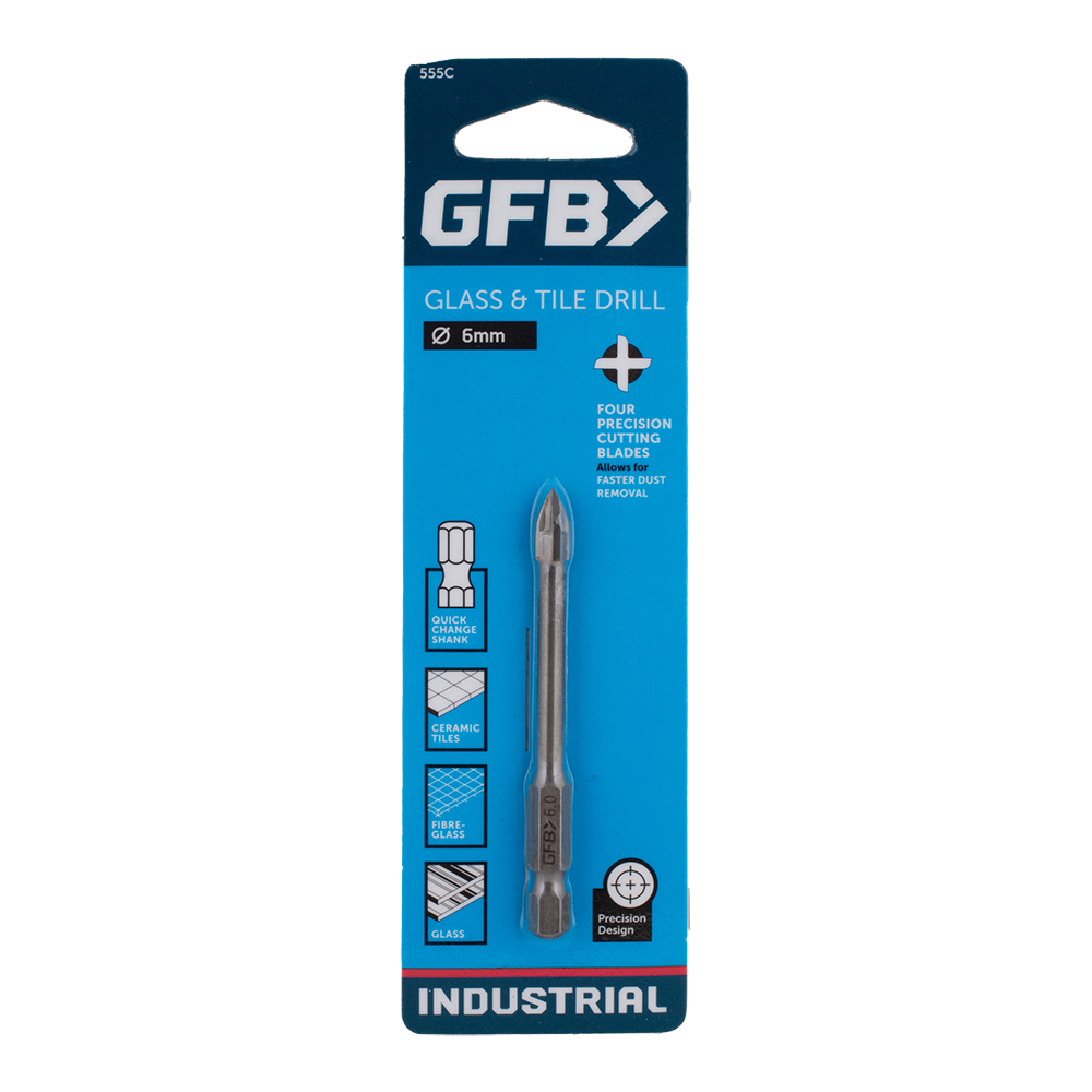 GFB 6mm Glass & Tile Drill Bit