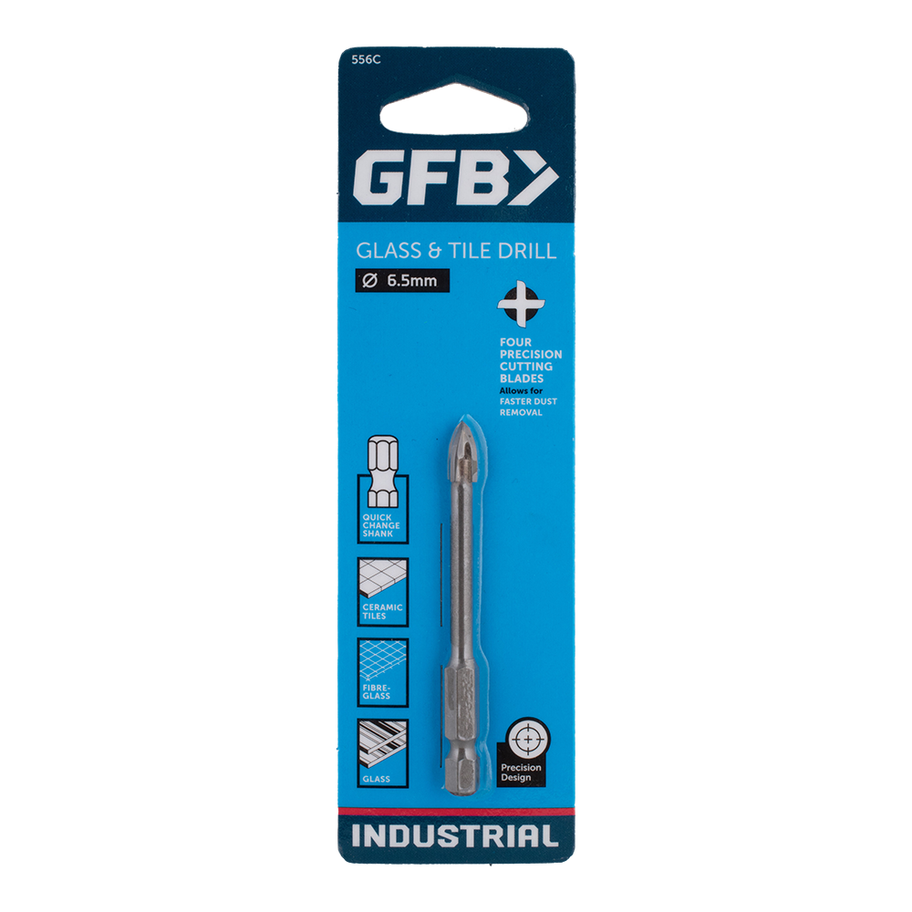 GFB 6.5mm Glass & Tile Drill Bit