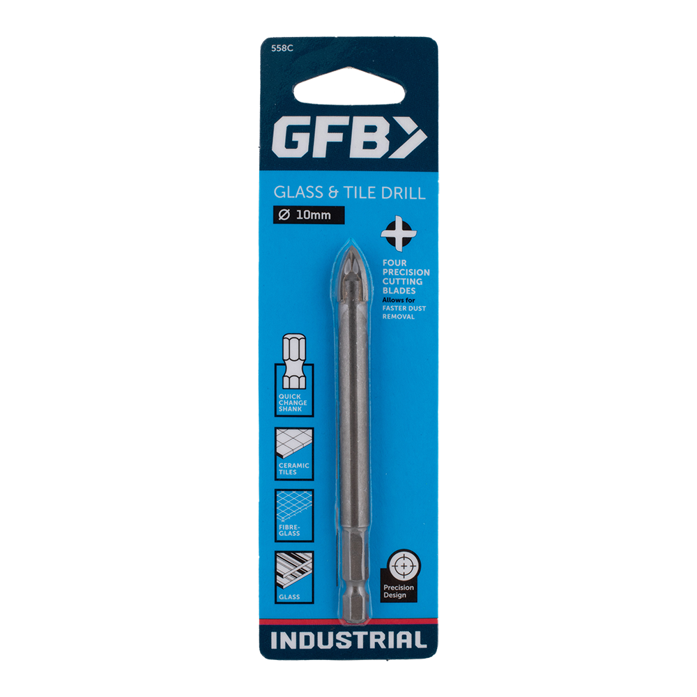 GFB 10mm Glass & Tile Drill Bit