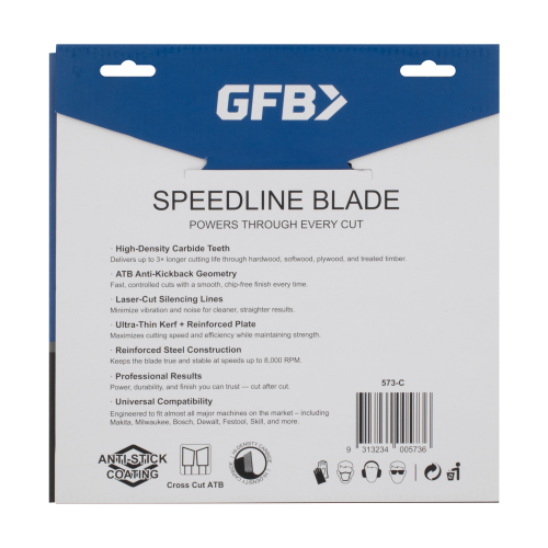 GFB Speedline Ultra Fine Finish Circular Saw Blade 254mm x 60tpi