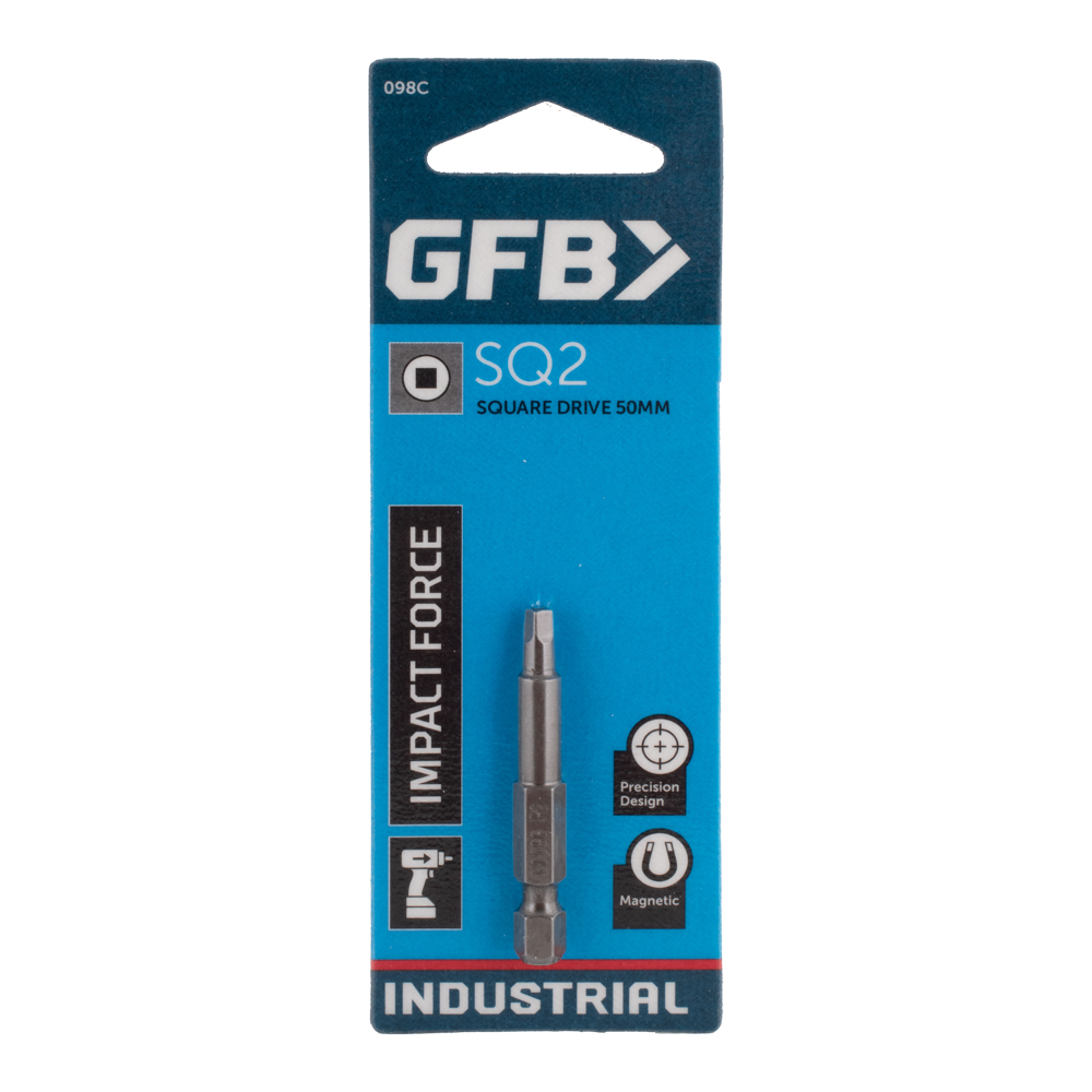 GFB Square Driver Bit (SQ2 x 50mm)