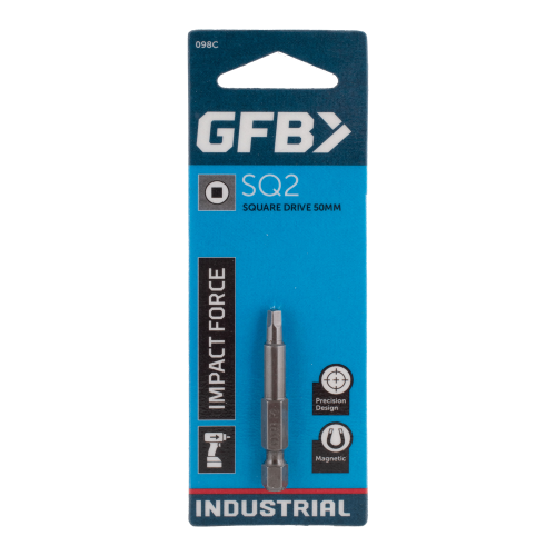 GFB impact force screwdriver bit packaging on a white background