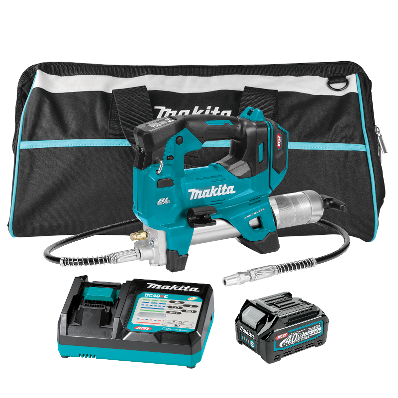 Makita 40Vmax XGT BRUSHLESS GREASE GUN 450g Kit