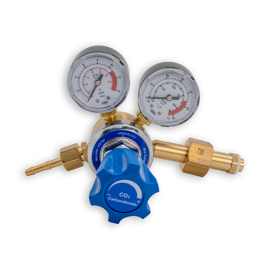 Strata Premium CO2 Twin Gauge Gas Regulator