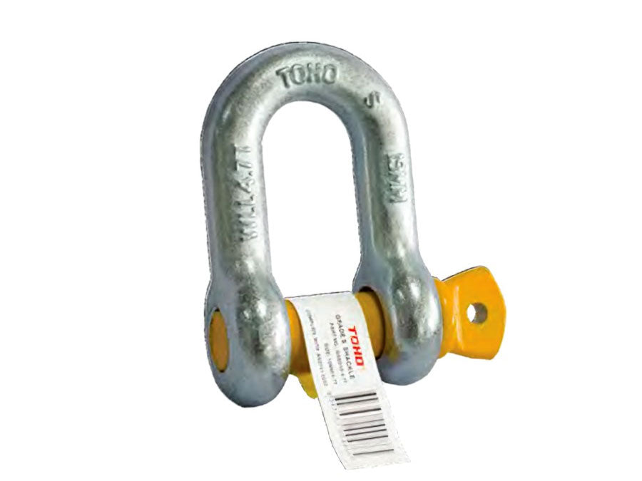 Toho Dee Shackle Galv - Grade S - 6mm - 0.5T